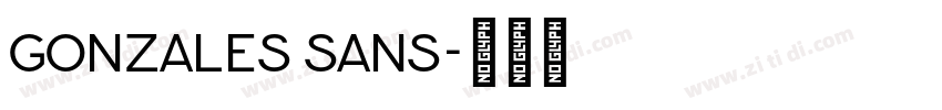Gonzales Sans字体转换 Gonzales Sans字体转换